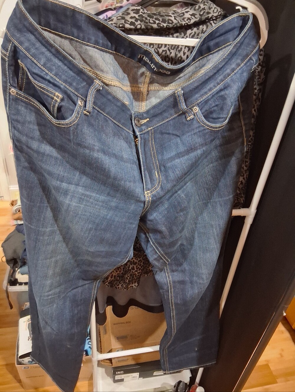 Maurices Dark Blue Relaxed Fit Men's Jeans